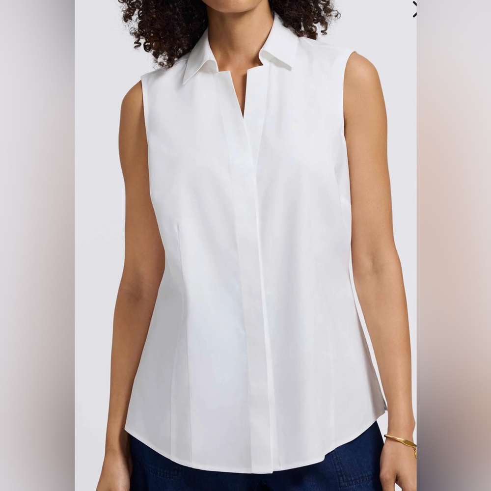 Foxcroft Taylor Non-Iron Sleeveless Shirt.